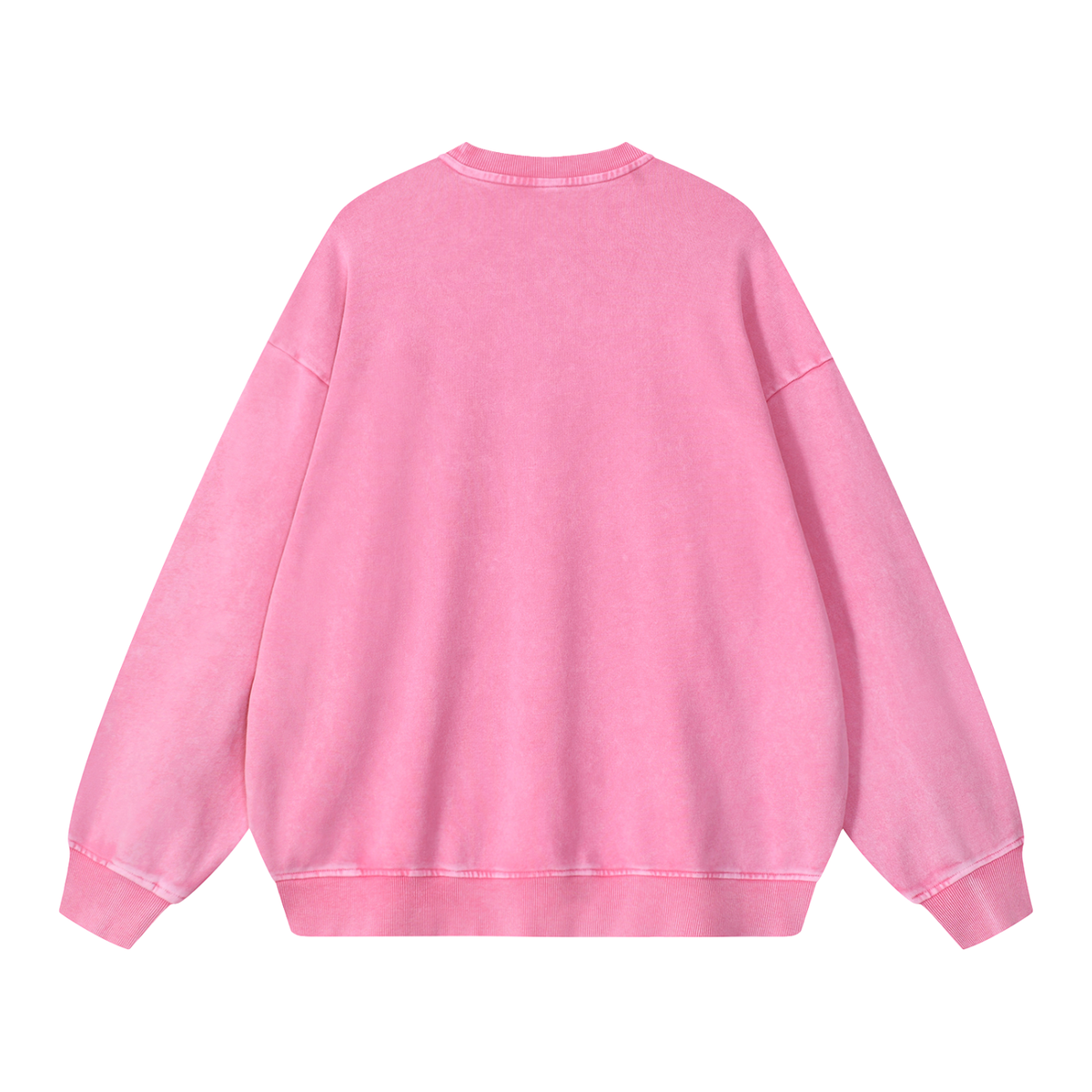 Bee Happy Snow Washed Oversized Sweatshirt