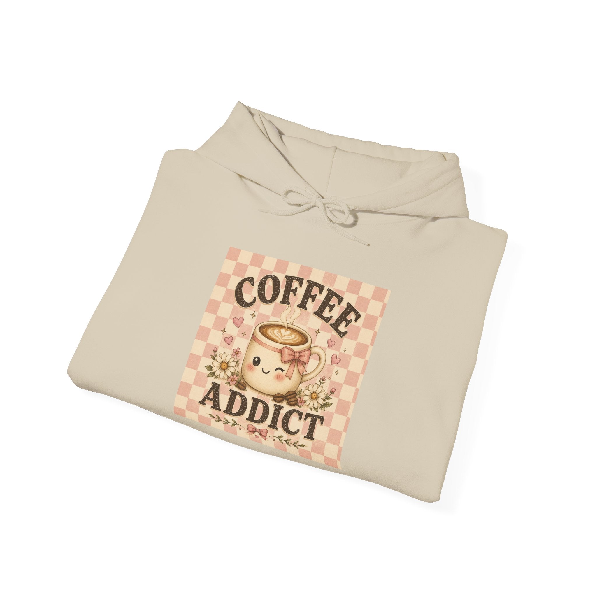 Coffee Addict Hoodie — Vintage Retro Coffee Lover Sweatshirt