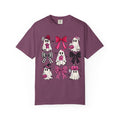 Halloween Ghosts & Bows T-Shirt — Cute Pink Trick-or-Treat Graphic Tee