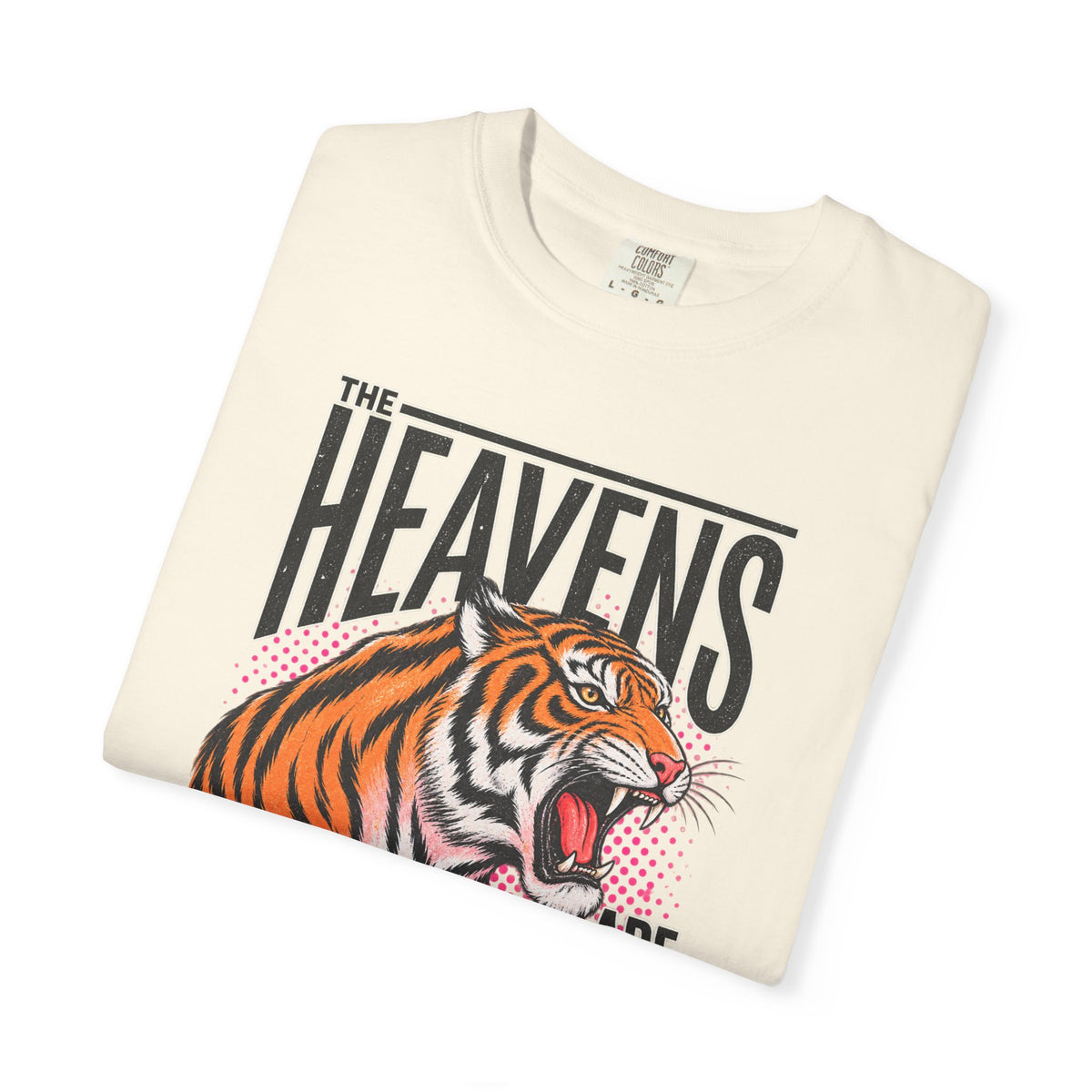 Heavens Are Roaring Tiger T-shirt — Christian Faith Graphic Tee