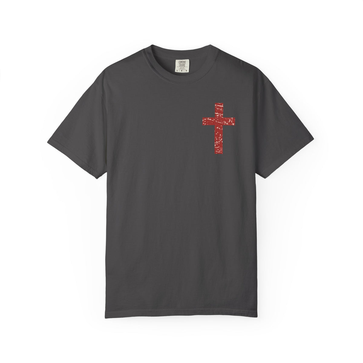 Christian Tee — 'The Heavens Are Roaring' Tiger Cross Graphic T-Shirt