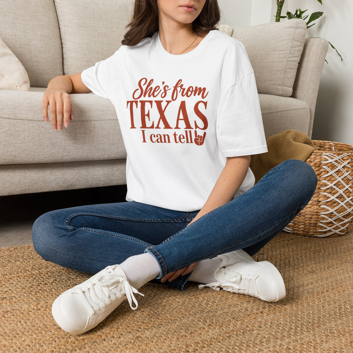 She’s From Texas T-Shirt — I Can Tell | Texas Pride Graphic Tee