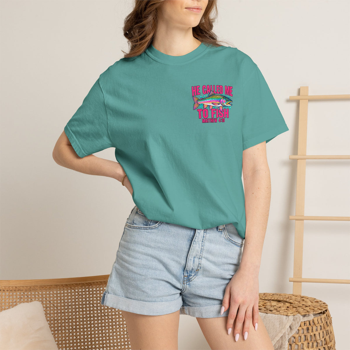 He Called Me To Fish T-Shirt — Christian Fishing Graphic Tee