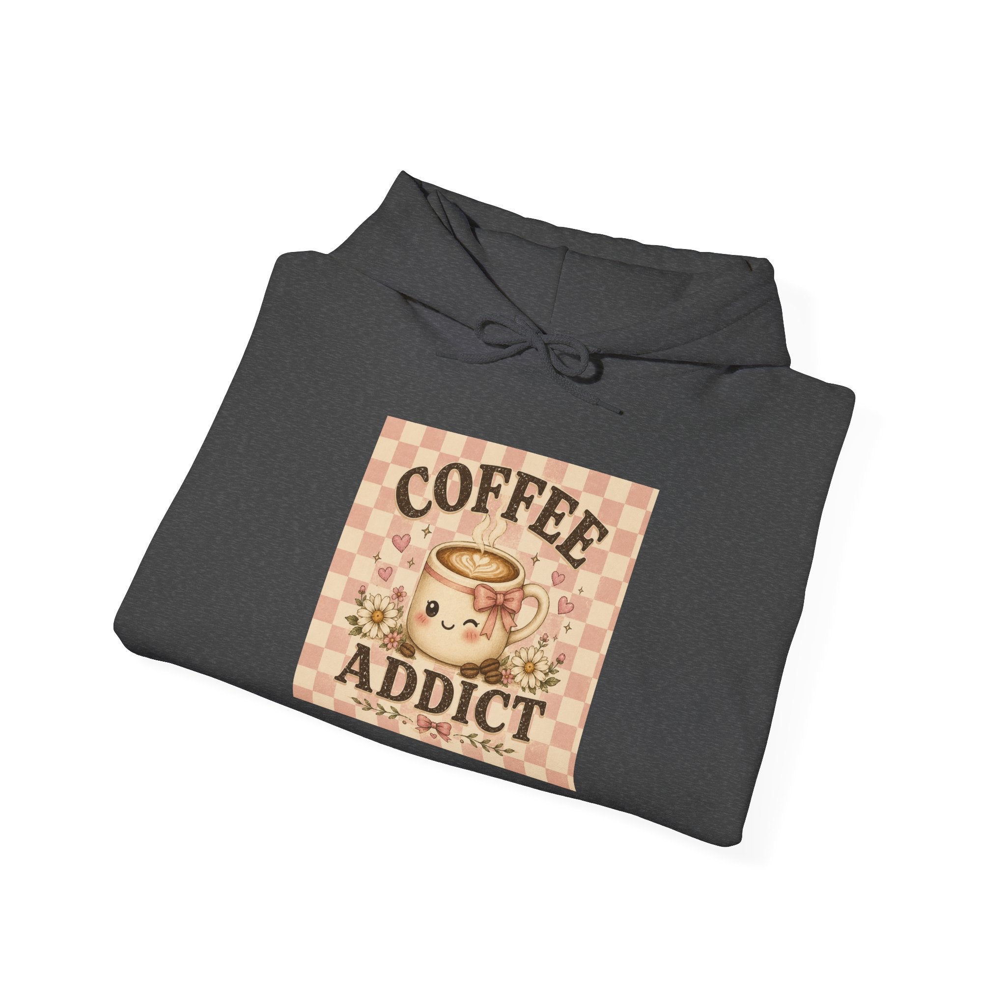 Coffee Addict Hoodie — Vintage Retro Coffee Lover Sweatshirt