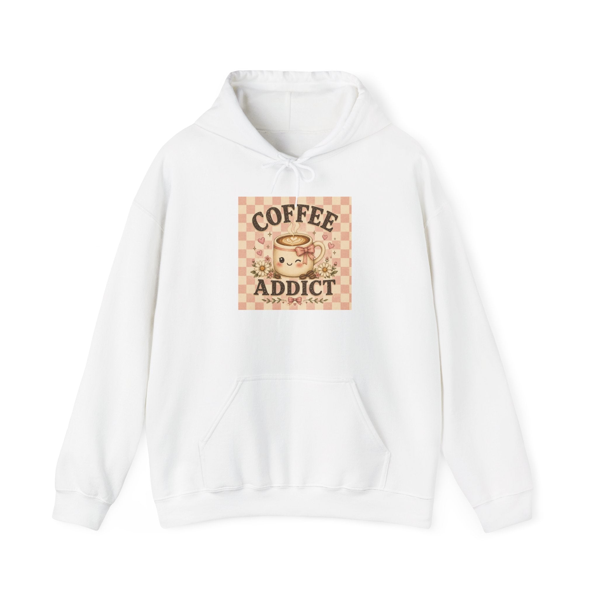 Coffee Addict Hoodie — Vintage Retro Coffee Lover Sweatshirt