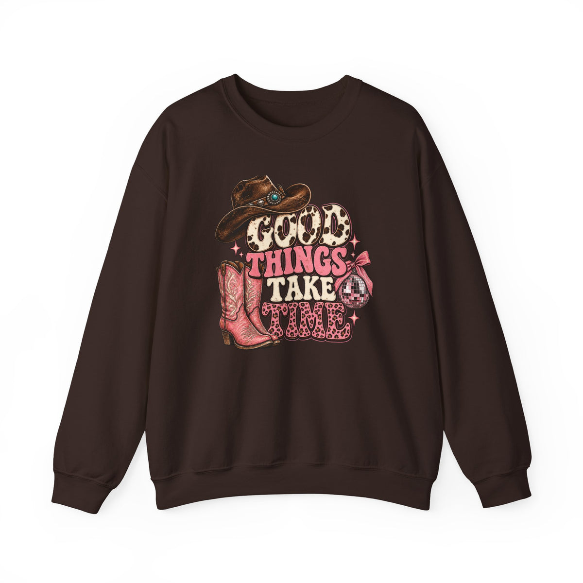 Good Things Take Time Crewneck Sweatshirt