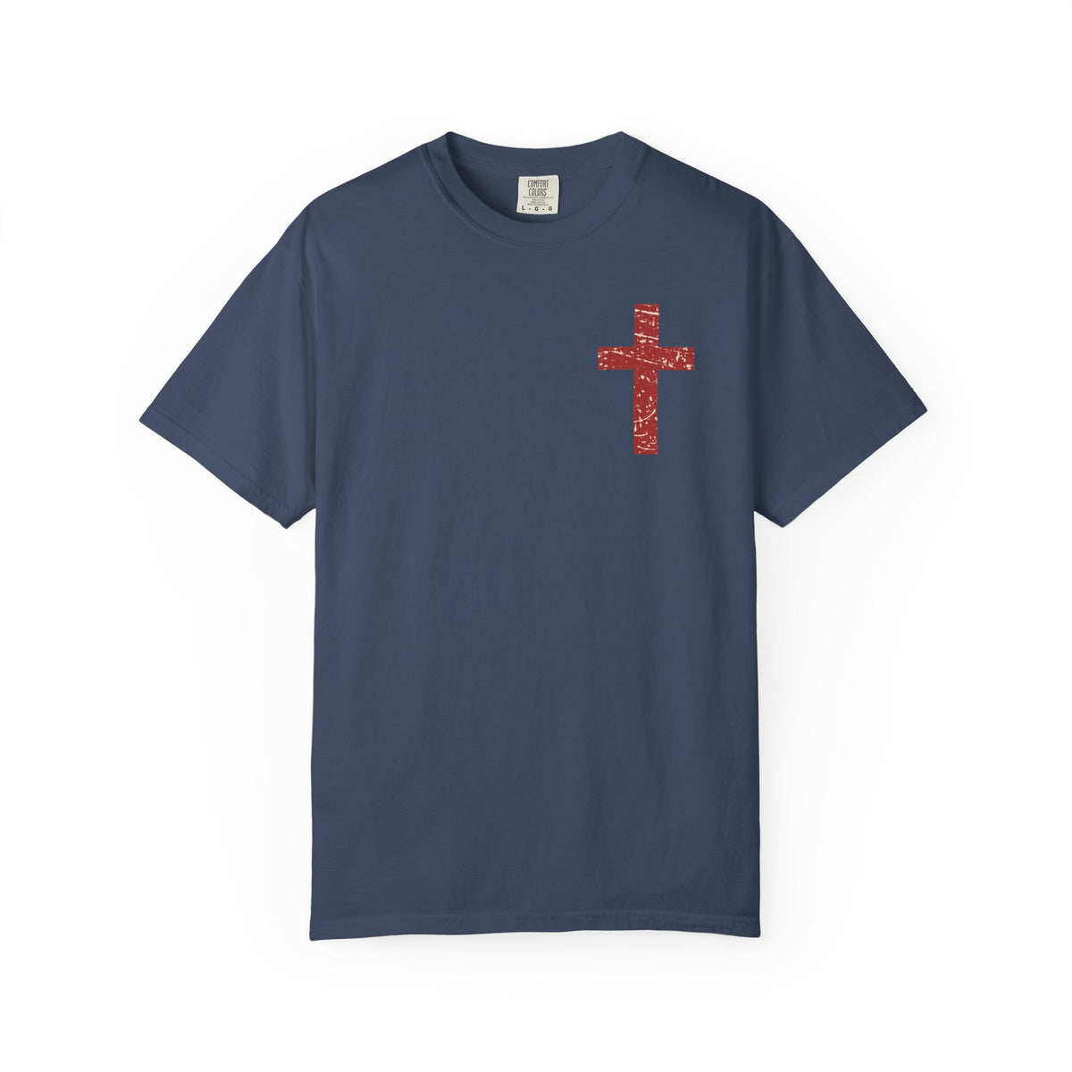 Christian Tee — 'The Heavens Are Roaring' Tiger Cross Graphic T-Shirt