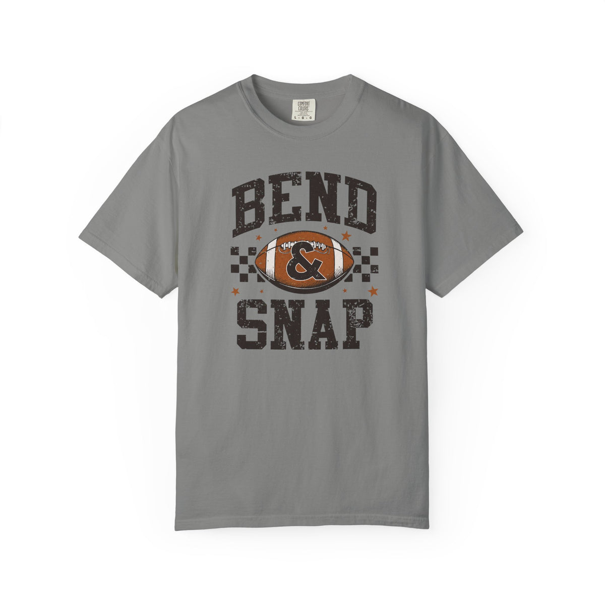 Bend & Snap Football Tee — Vintage Distressed Game Day T-Shirt