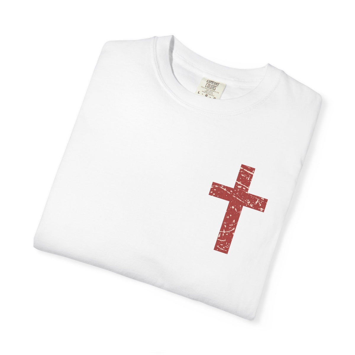 Christian Tee — 'The Heavens Are Roaring' Tiger Cross Graphic T-Shirt