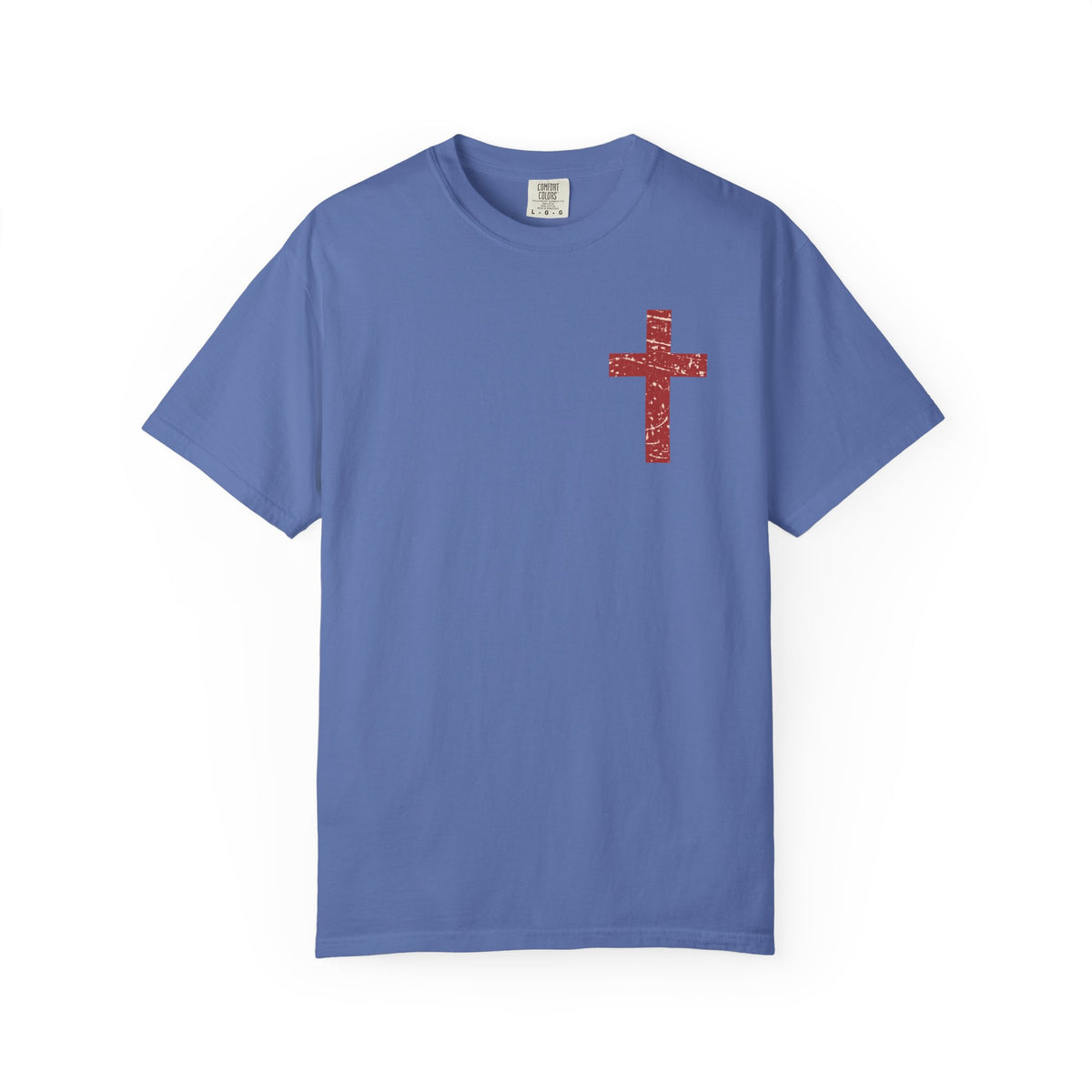Christian Tee — 'The Heavens Are Roaring' Tiger Cross Graphic T-Shirt