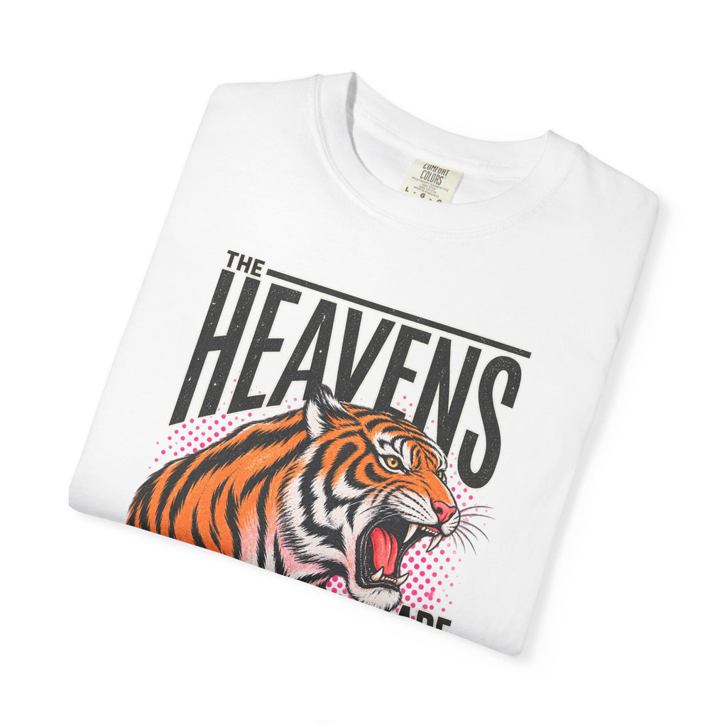 Heavens Are Roaring Tiger T-shirt — Christian Faith Graphic Tee