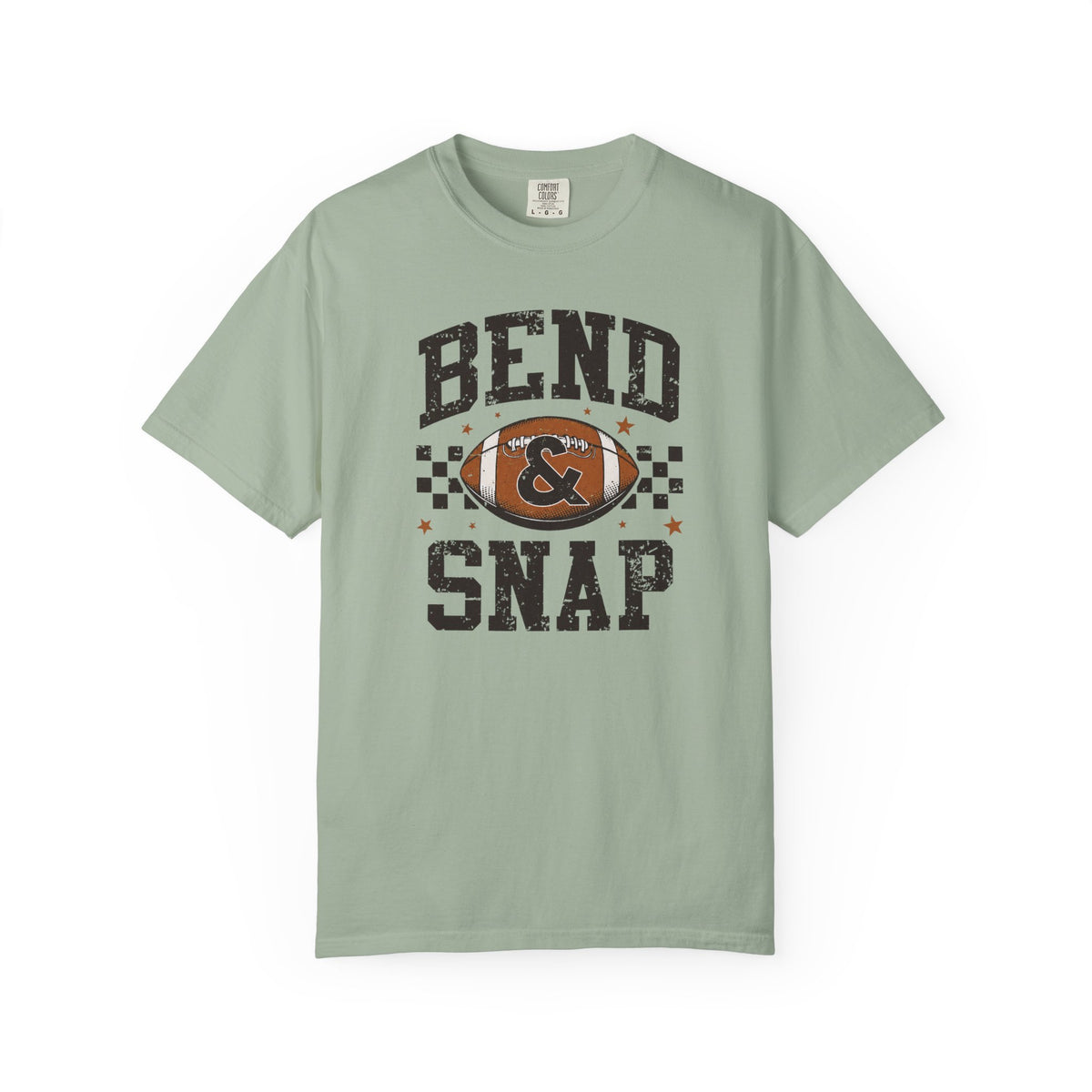 Bend & Snap Football Tee — Vintage Distressed Game Day T-Shirt