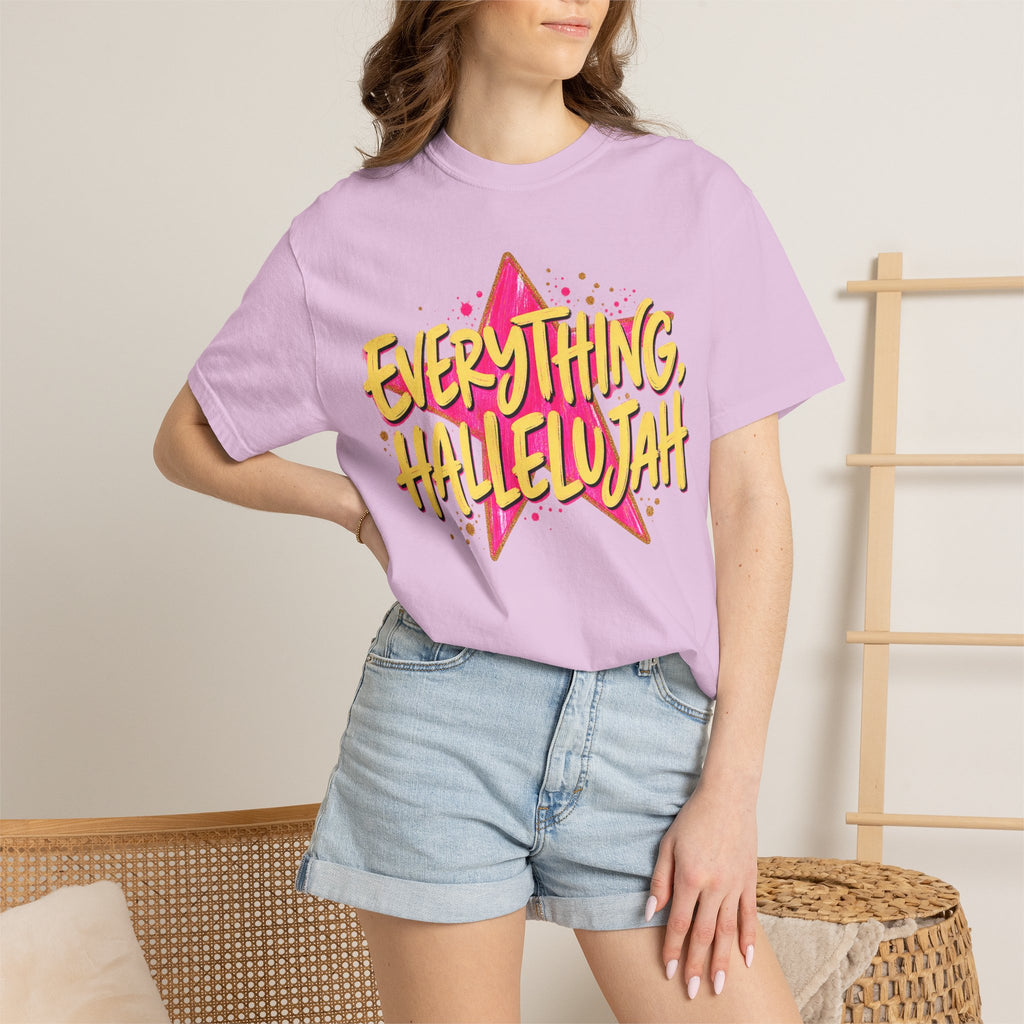 Everything, Hallelujah T-Shirt — Retro Star Christian Graphic Tee