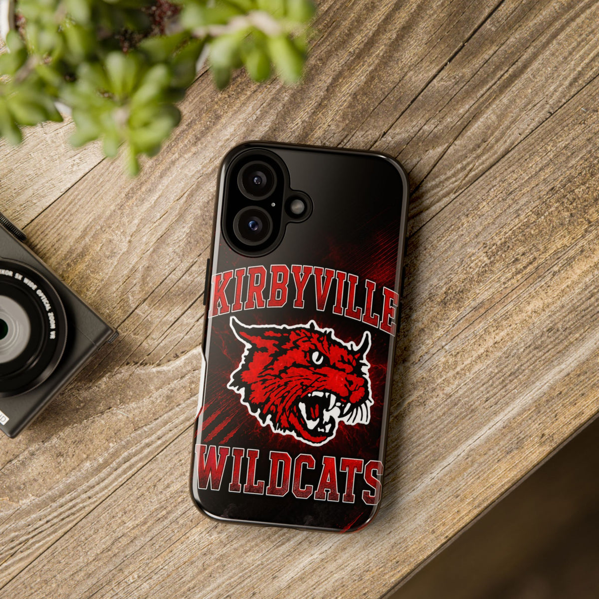 Kirbyville Wildcats Tough Phone Case — Protective School Spirit iPhone Case