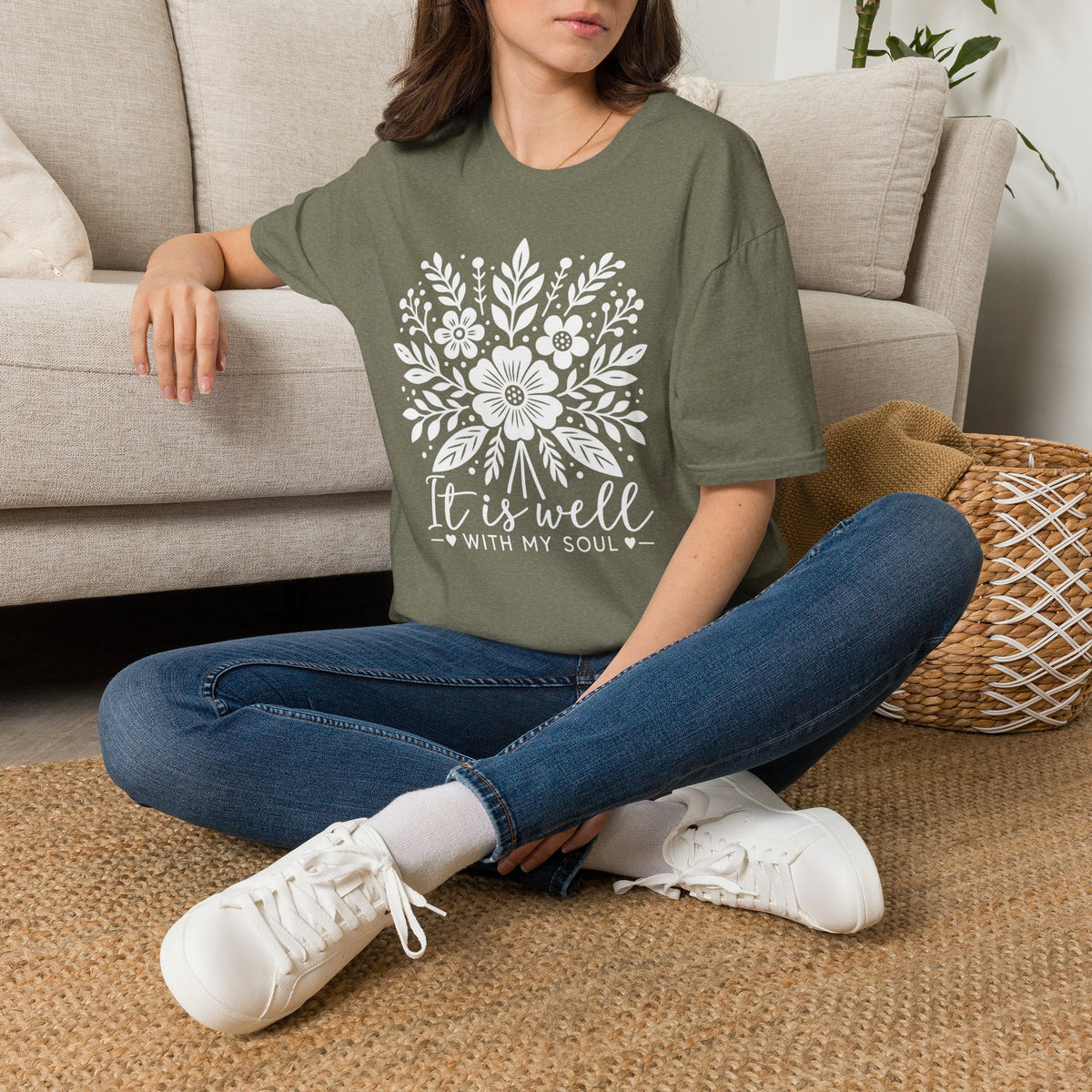 Gildan Softstyle It is well with my soul T-Shirt