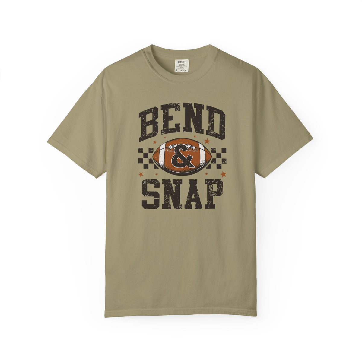 Bend & Snap Football Tee — Vintage Distressed Game Day T-Shirt