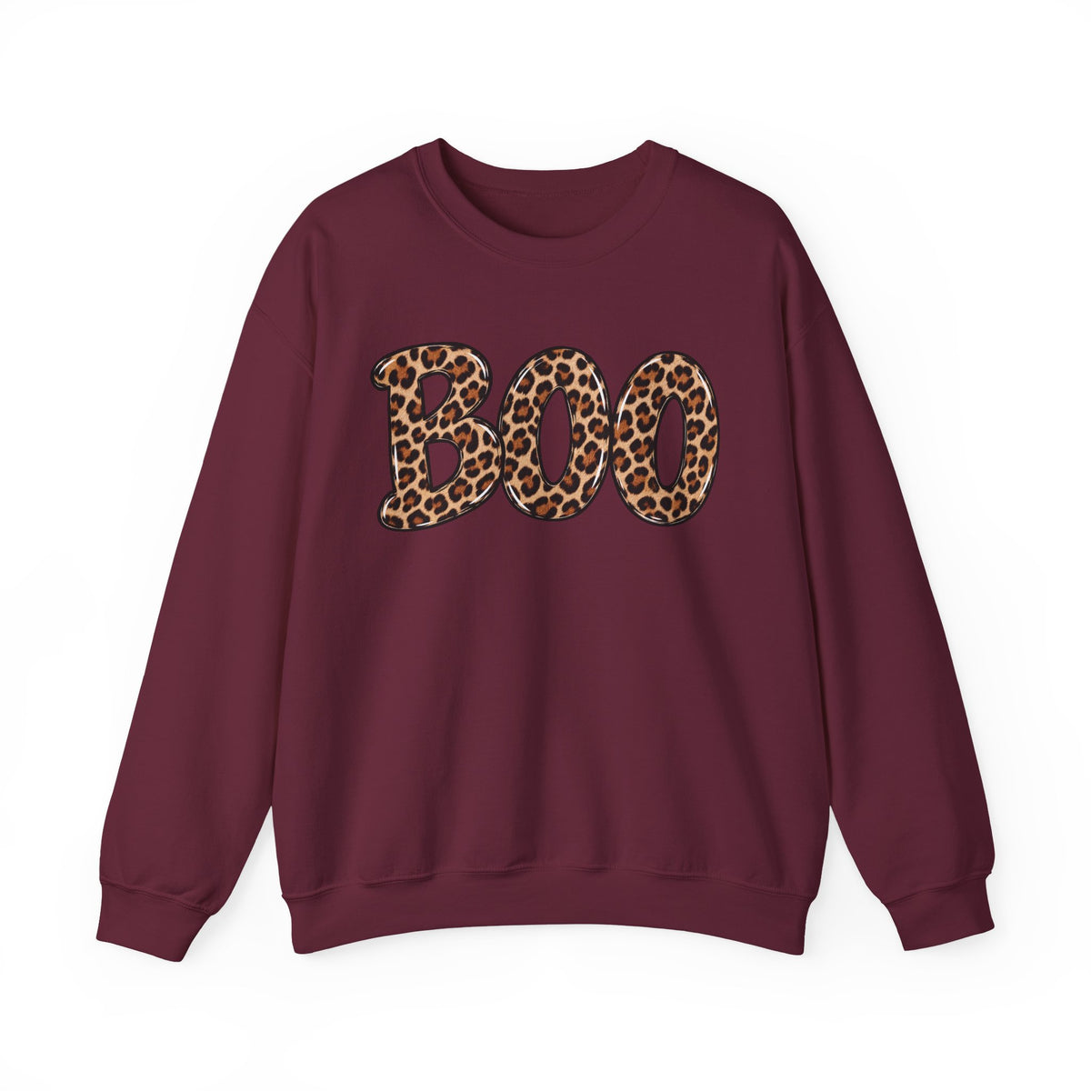 Leopard Print "BOO" Sweatshirt