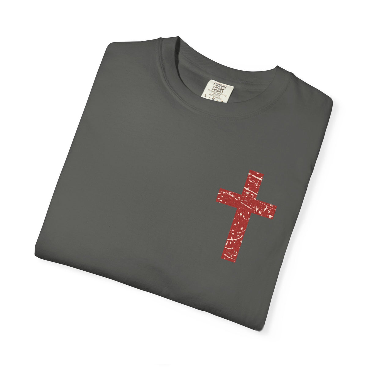 Christian Tee — 'The Heavens Are Roaring' Tiger Cross Graphic T-Shirt