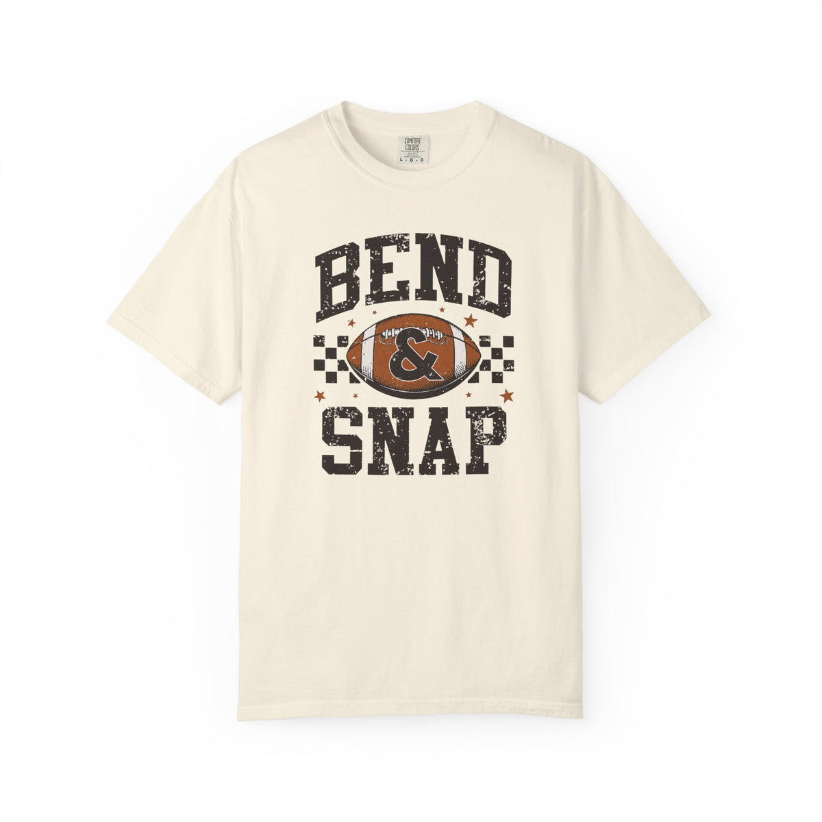 Bend & Snap Football Tee — Vintage Distressed Game Day T-Shirt