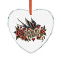 Heart Crystal Ornament — "You're My Person" Vintage Swallow Keepsake