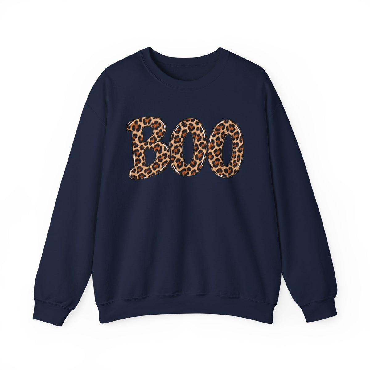 Leopard Print "BOO" Sweatshirt
