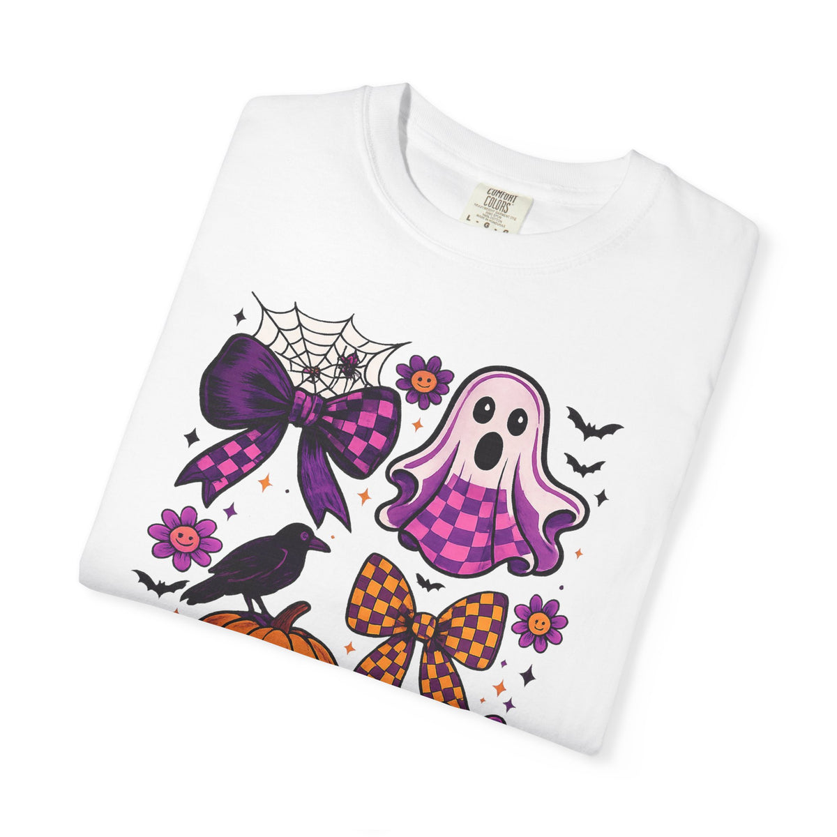 Halloween Cute Ghost & Pumpkin T‑Shirt — Trick or Treat Graphic Tee