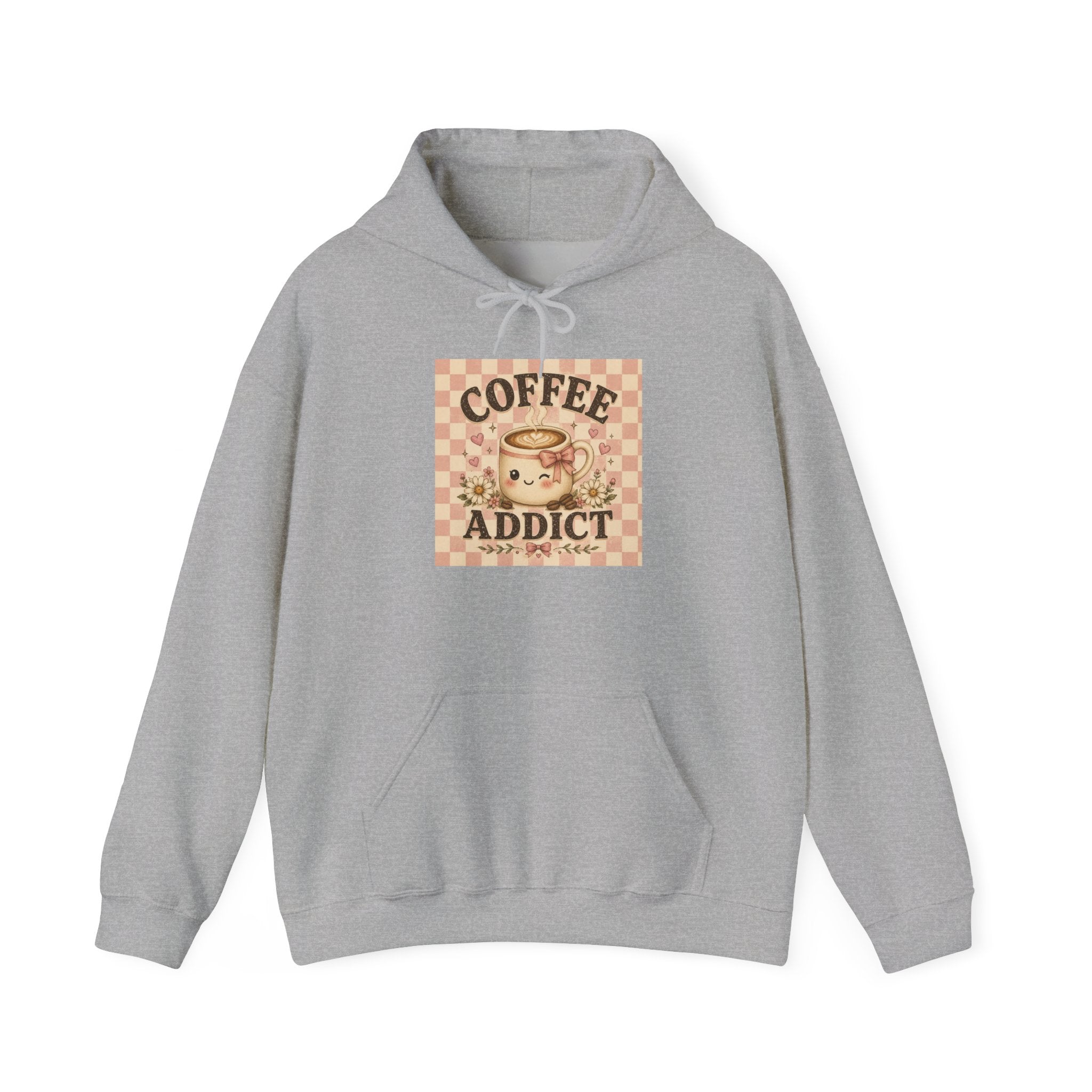 Coffee Addict Hoodie — Vintage Retro Coffee Lover Sweatshirt