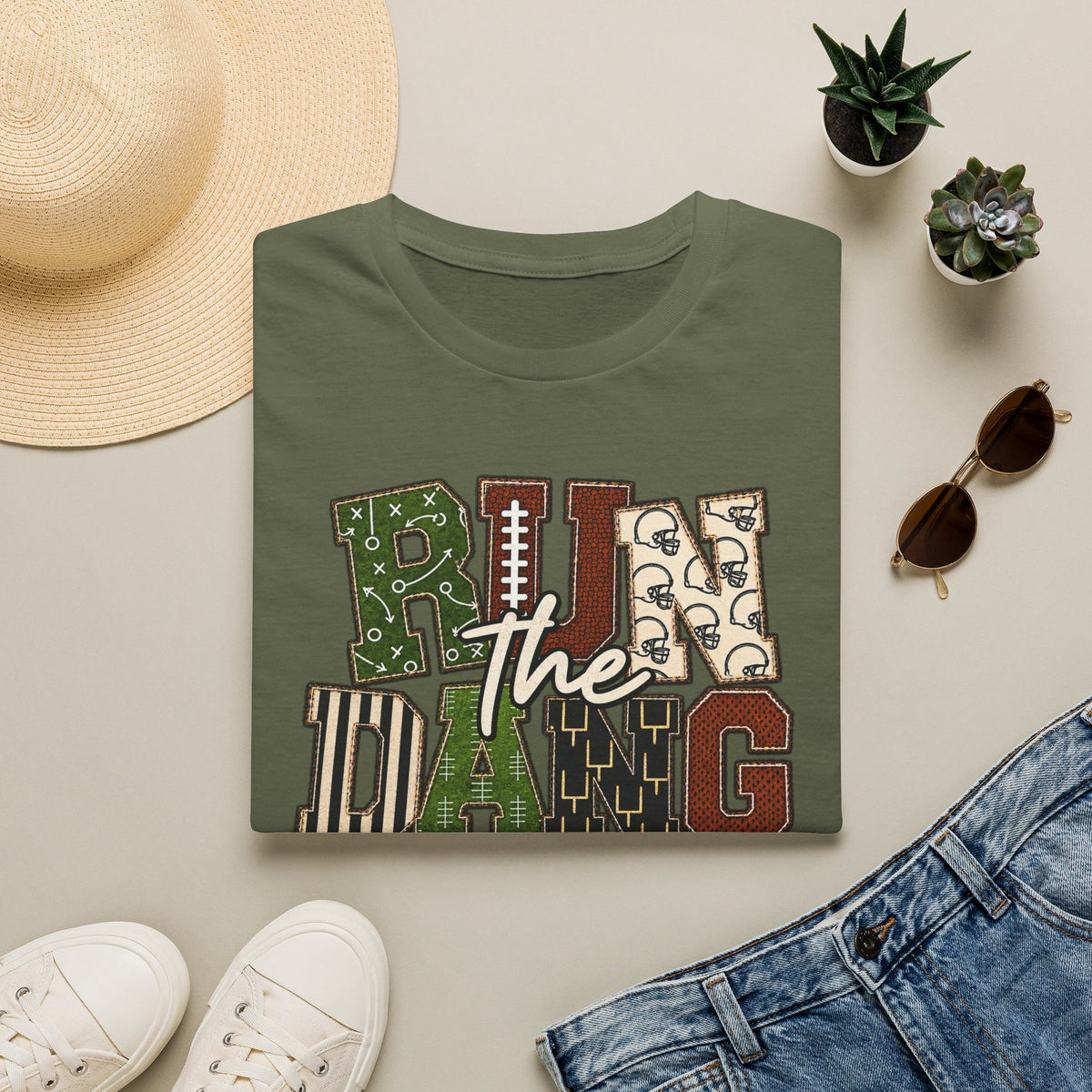 Ruling the Dawg - Football Graphic T-Shirt
