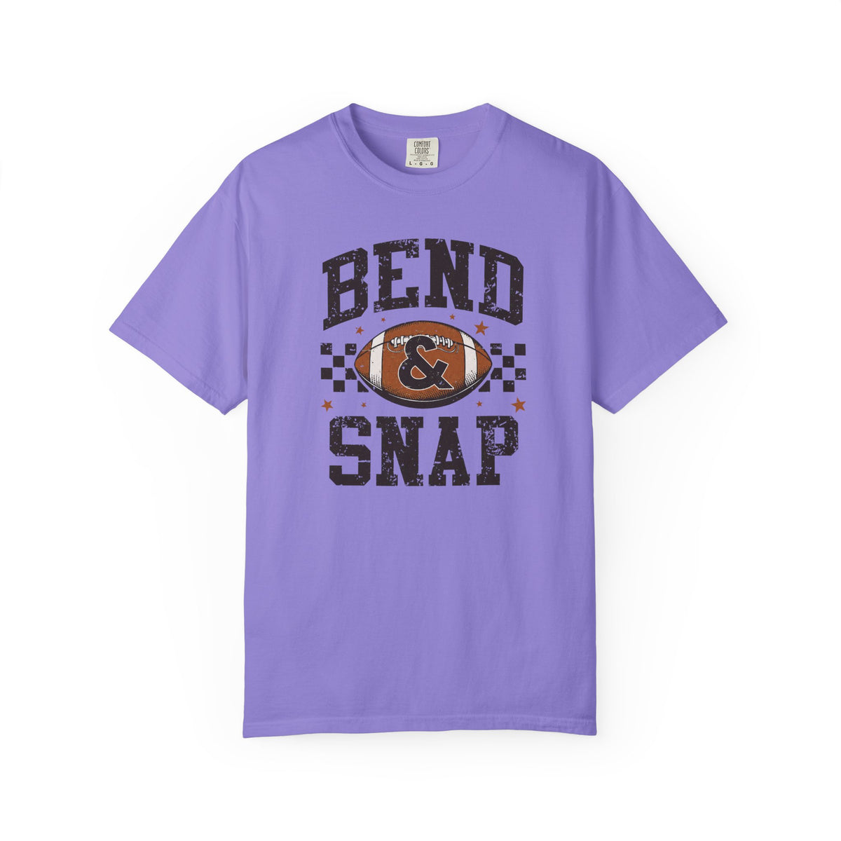 Bend & Snap Football Tee — Vintage Distressed Game Day T-Shirt