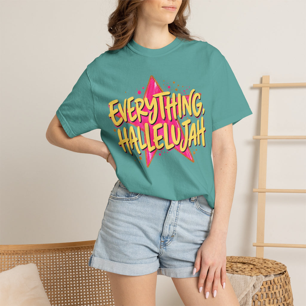 Everything, Hallelujah T-Shirt — Retro Star Christian Graphic Tee