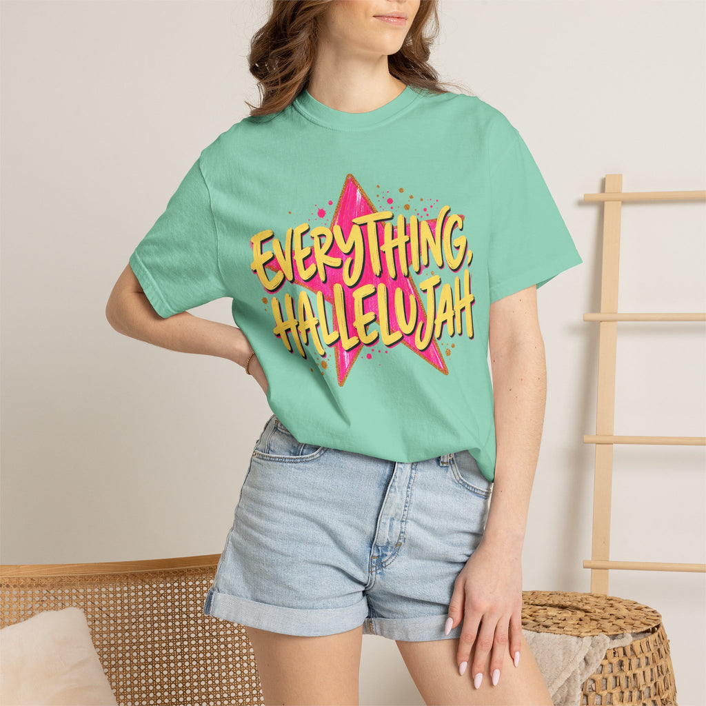 Everything, Hallelujah T-Shirt — Retro Star Christian Graphic Tee