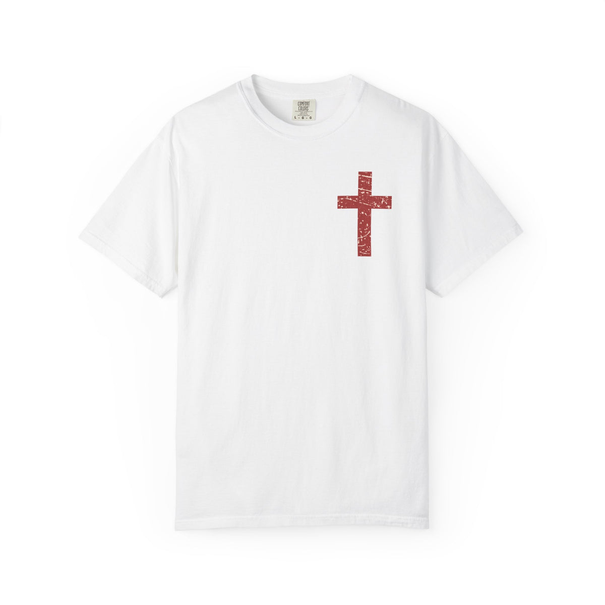 Christian Tee — 'The Heavens Are Roaring' Tiger Cross Graphic T-Shirt