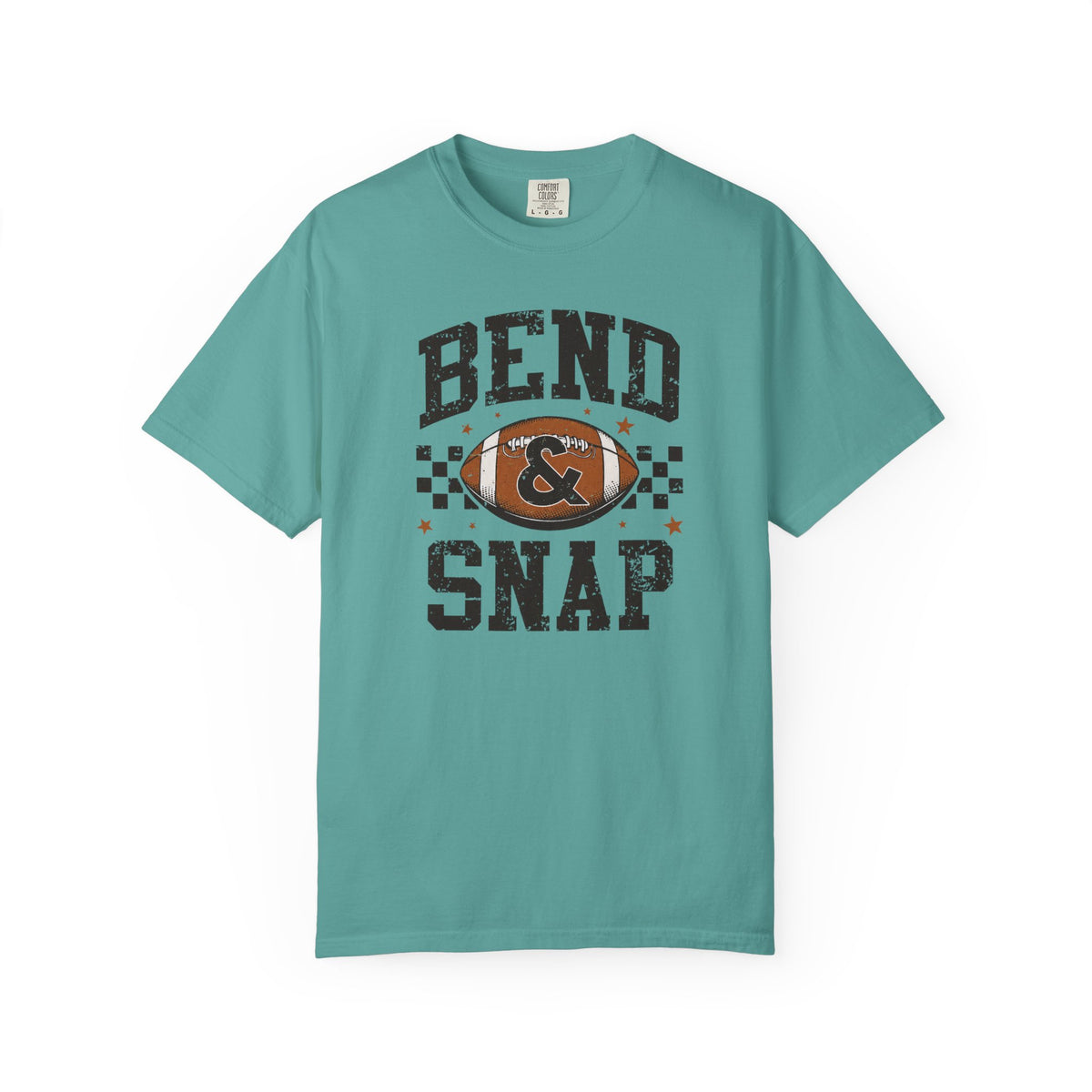 Bend & Snap Football Tee — Vintage Distressed Game Day T-Shirt