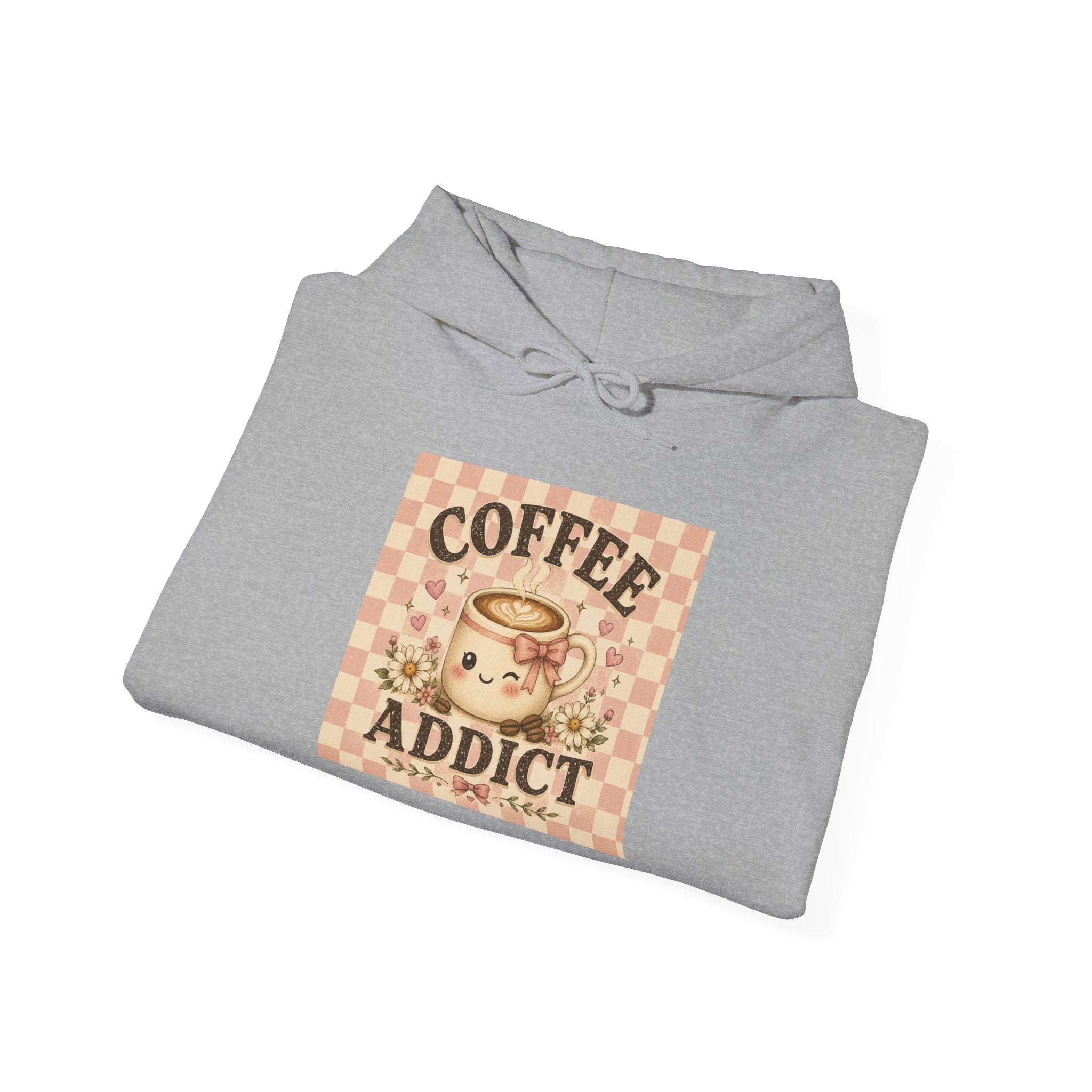 Coffee Addict Hoodie — Vintage Retro Coffee Lover Sweatshirt