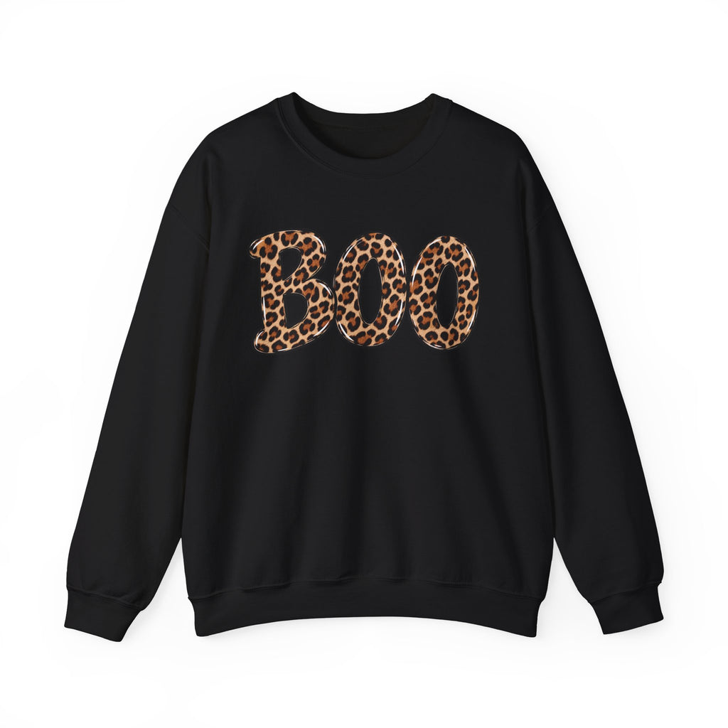 Leopard Print "BOO" Sweatshirt