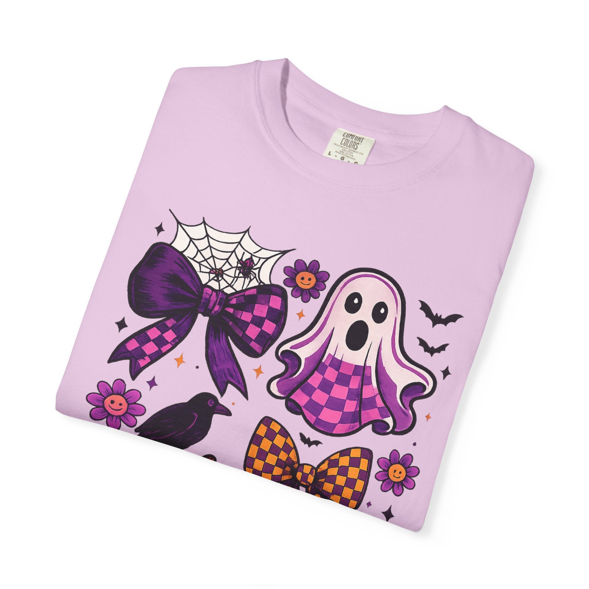Halloween Cute Ghost & Pumpkin T‑Shirt — Trick or Treat Graphic Tee