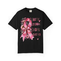Breast Cancer Awareness Ribbon T-Shirt – Faith Strength Hope Together