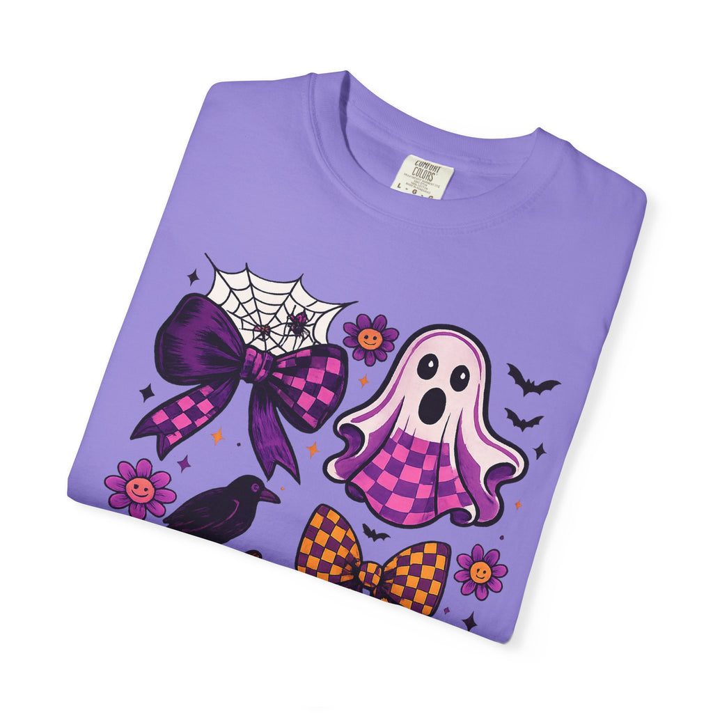 Halloween Cute Ghost & Pumpkin T‑Shirt — Trick or Treat Graphic Tee