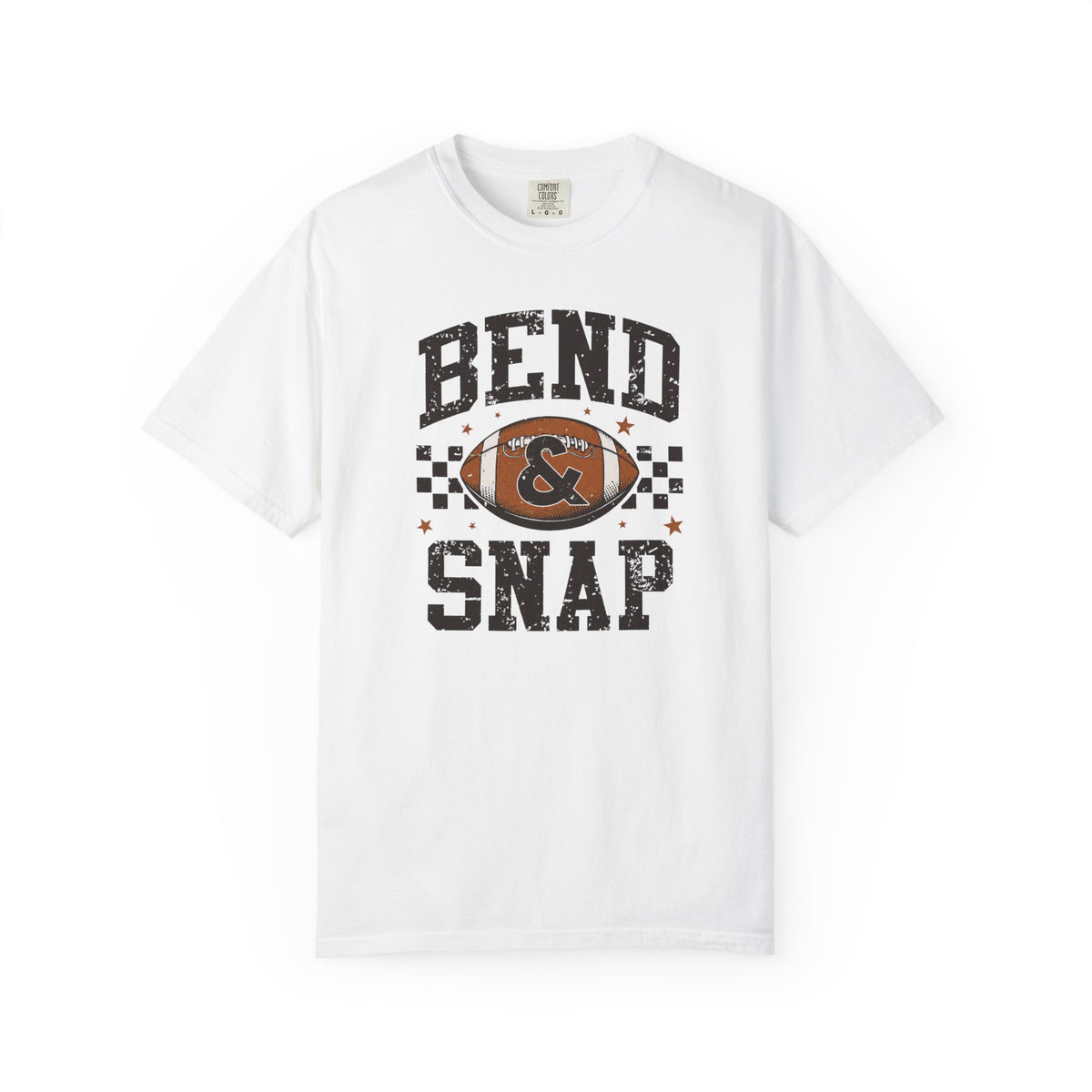 Bend & Snap Football Tee — Vintage Distressed Game Day T-Shirt