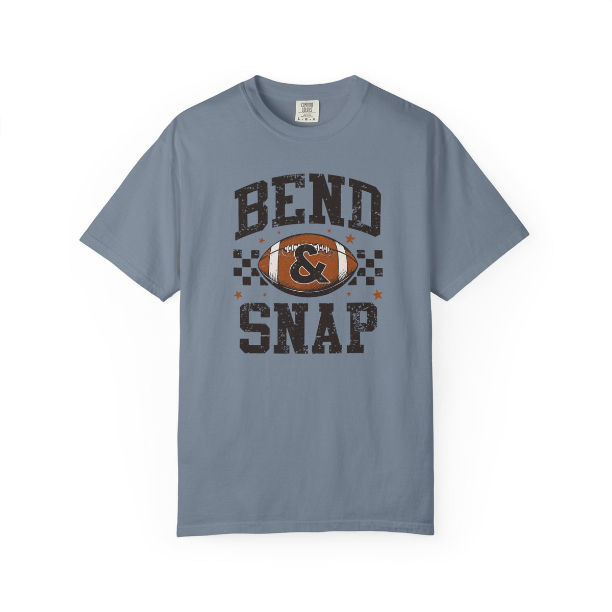 Bend & Snap Football Tee — Vintage Distressed Game Day T-Shirt