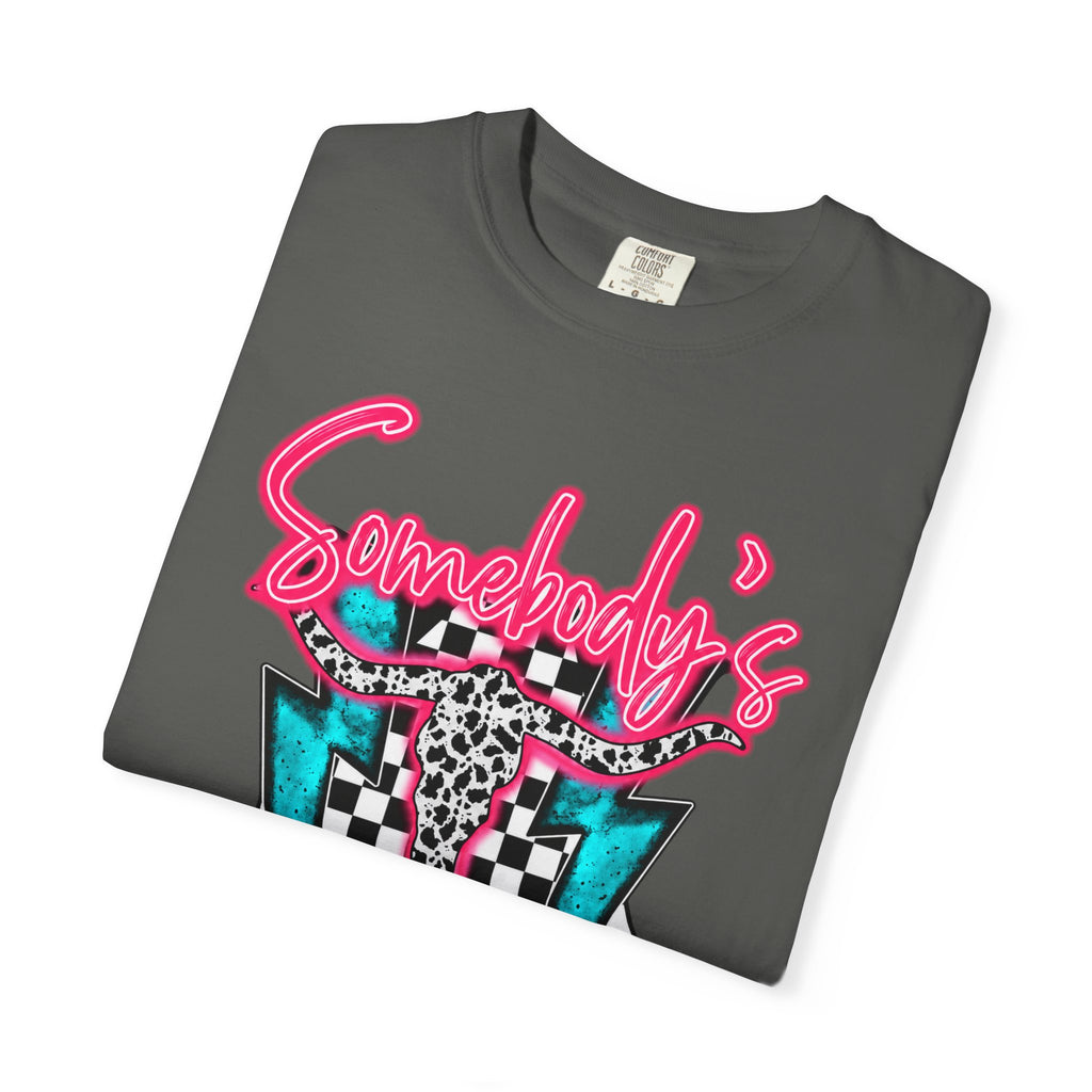Somebody's Problem T-Shirt — Retro Pink Leopard Graphic Tee