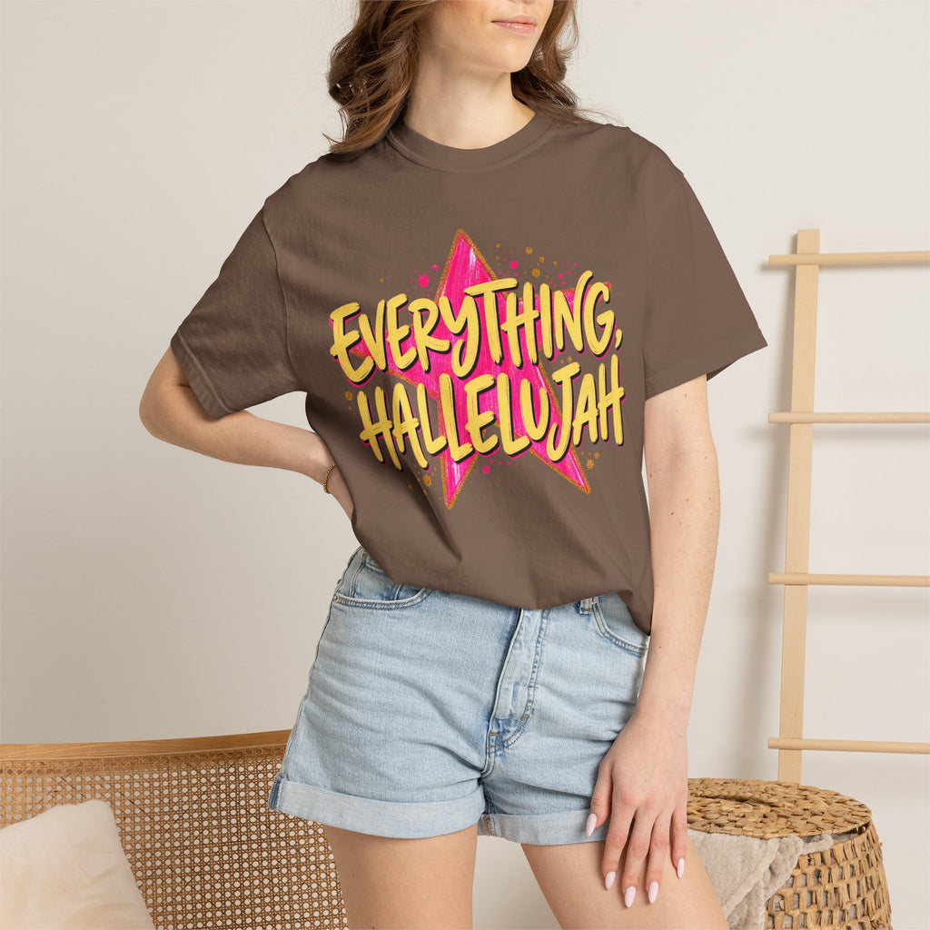 Everything, Hallelujah T-Shirt — Retro Star Christian Graphic Tee