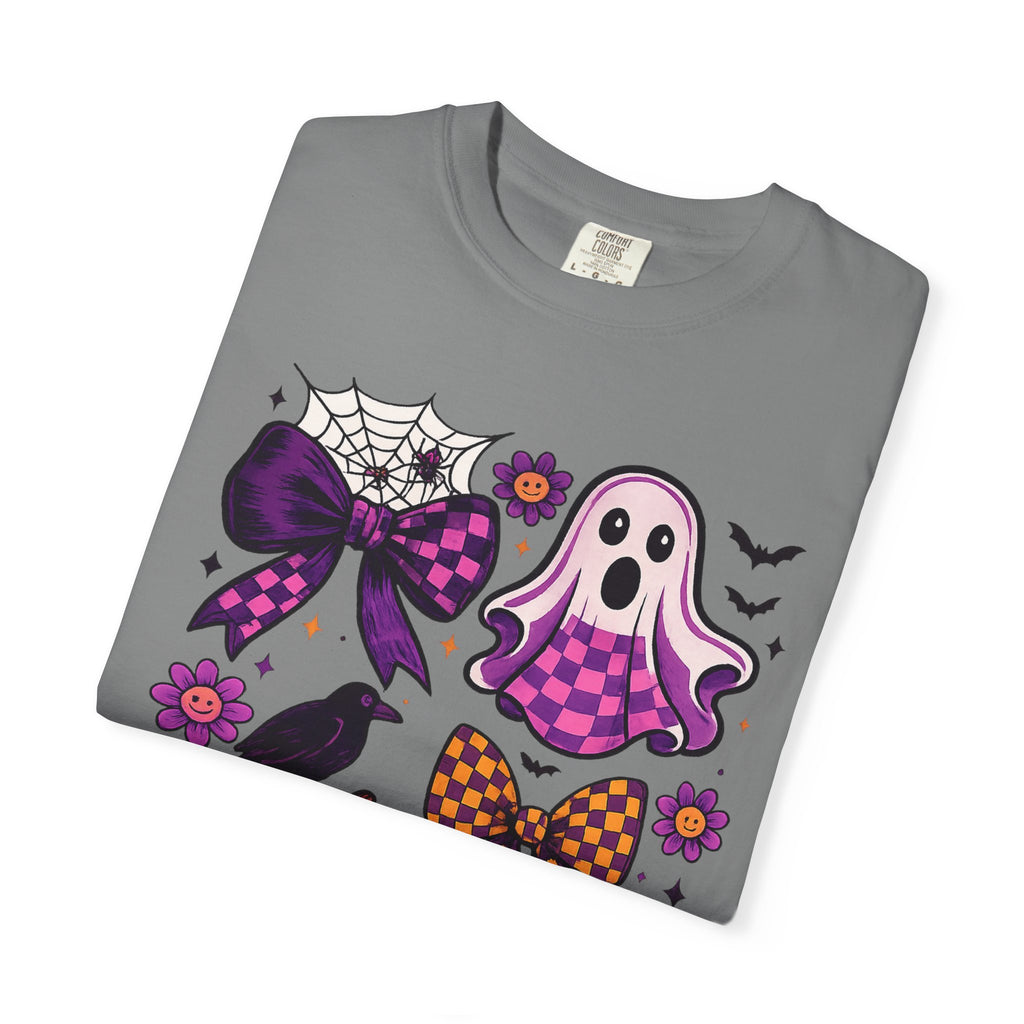 Halloween Cute Ghost & Pumpkin T‑Shirt — Trick or Treat Graphic Tee