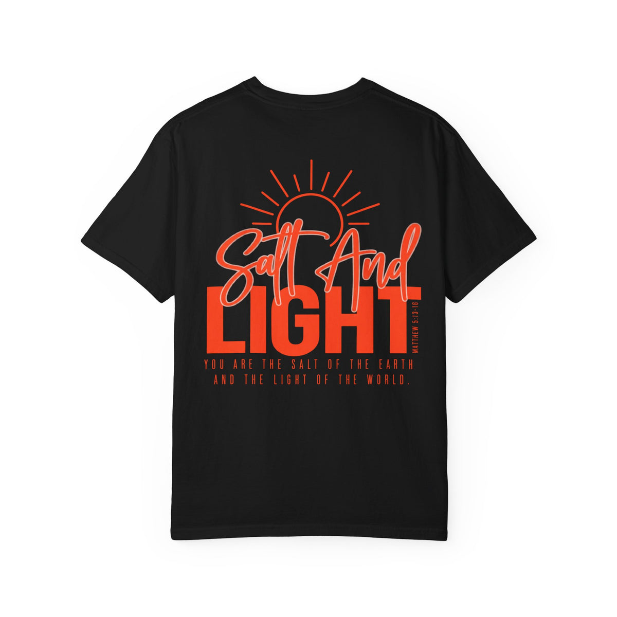 Salt and Light T-Shirt — Christian Sunburst Faith Tee