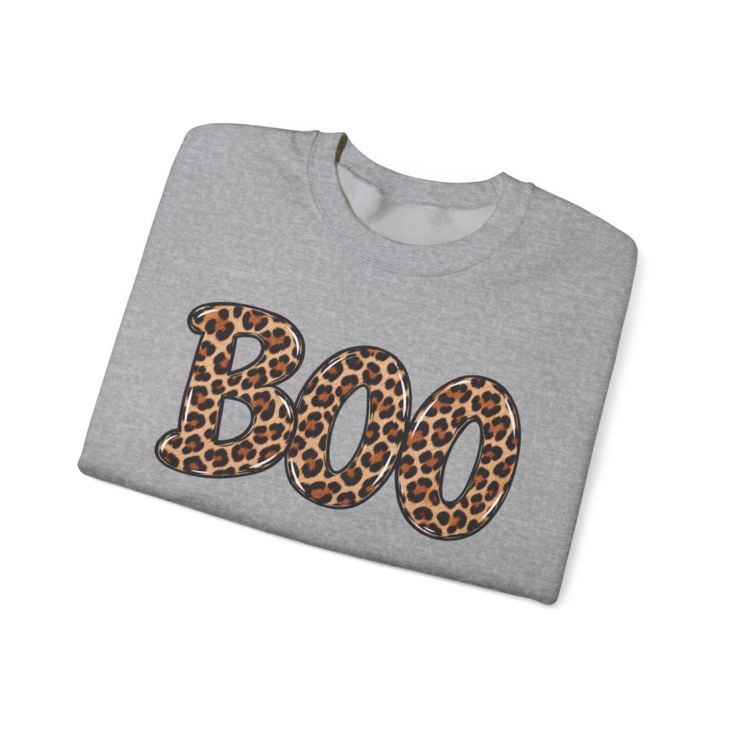 Leopard Print "BOO" Sweatshirt