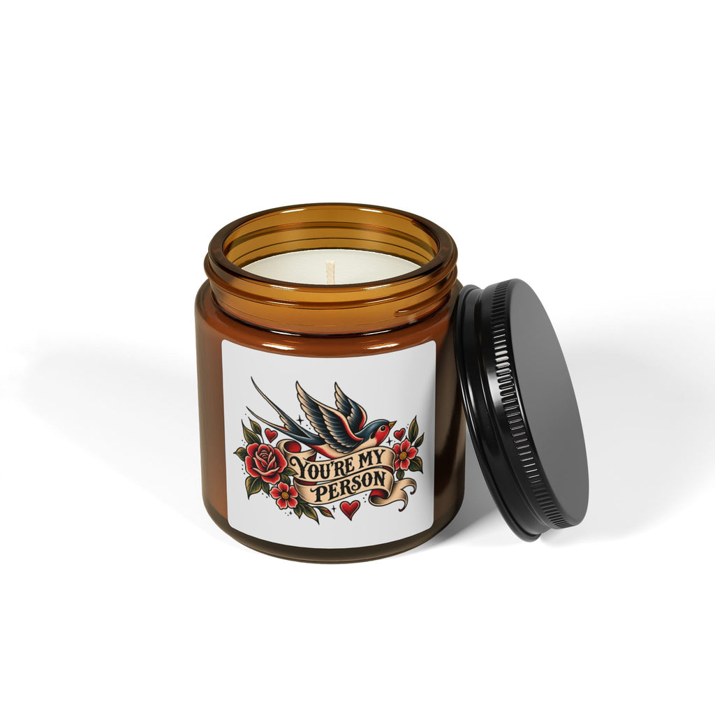 You're My Person Soy Candle — Amber Jar Scented Candle (Multiple Sizes)