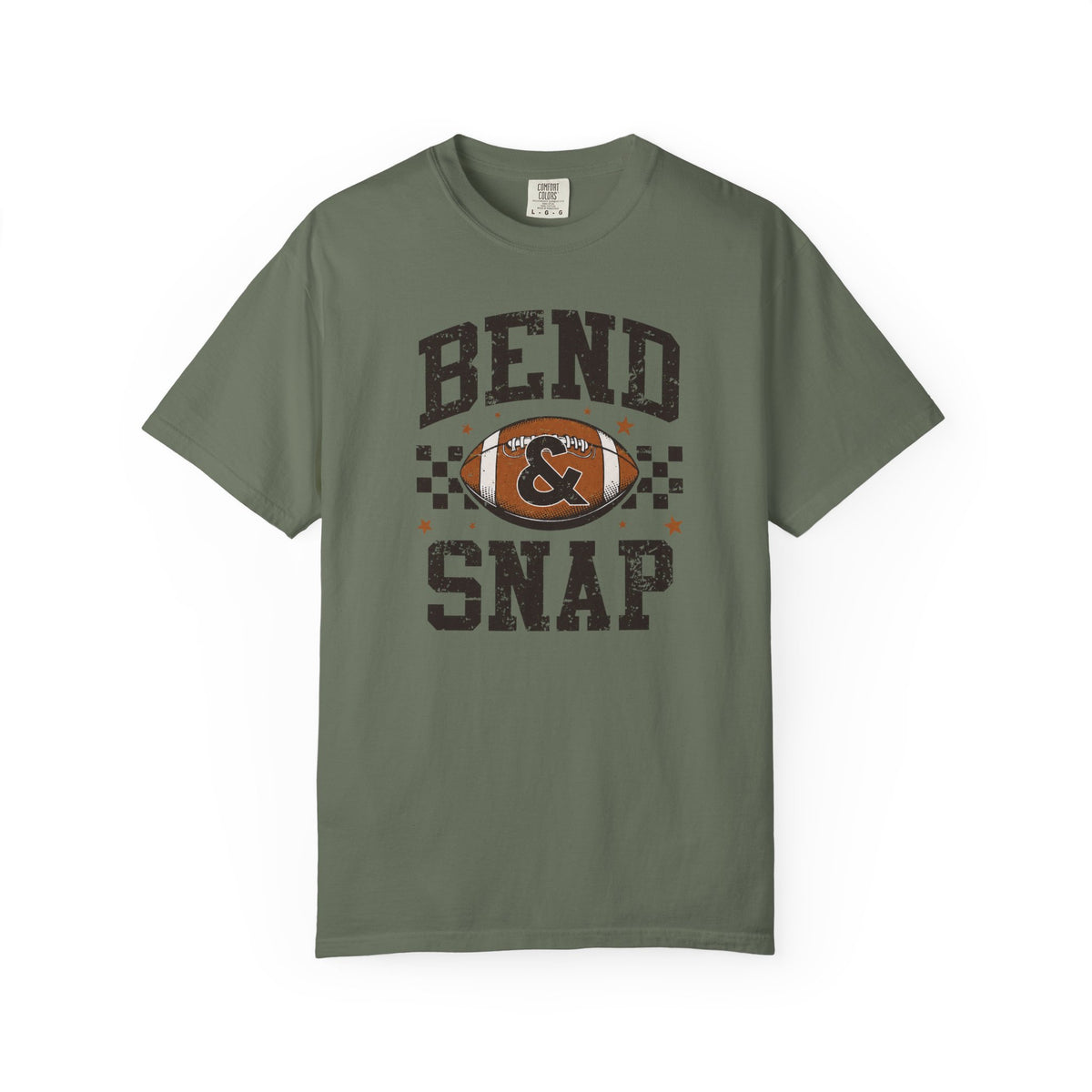 Bend & Snap Football Tee — Vintage Distressed Game Day T-Shirt