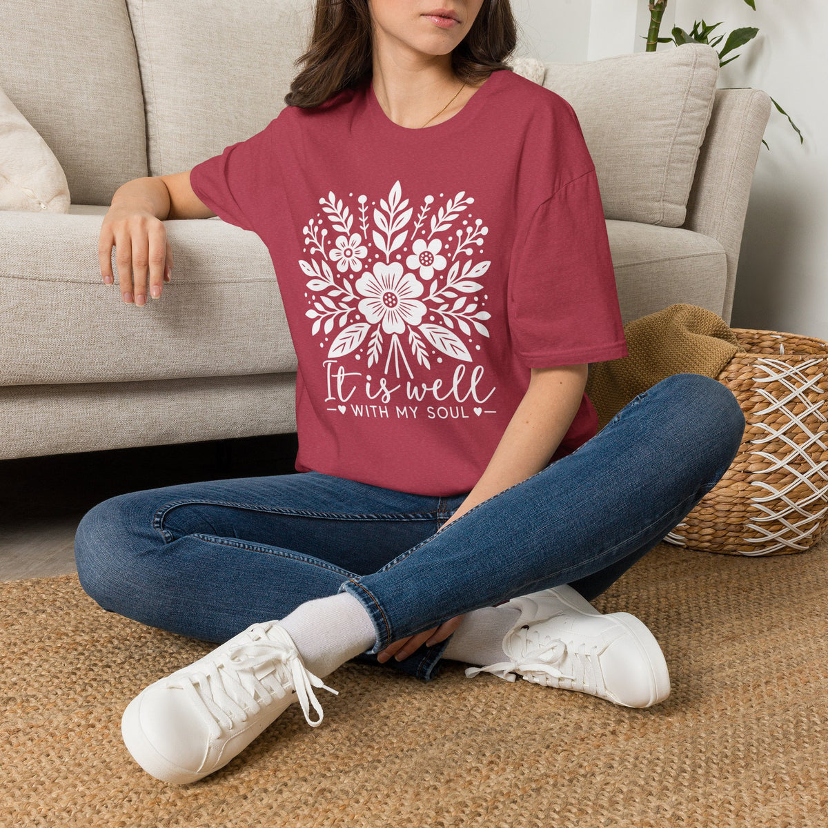 Gildan Softstyle It is well with my soul T-Shirt