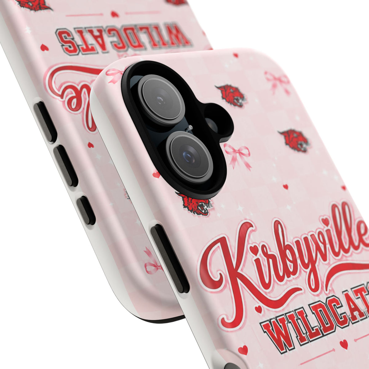 Kirbyville Wildcats Phone Case — Pink Patterned Tough Case