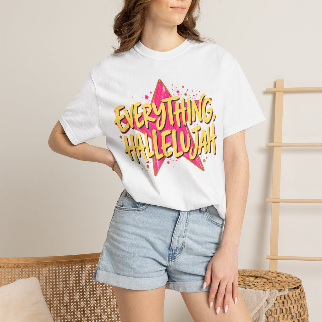 Everything, Hallelujah T-Shirt — Retro Star Christian Graphic Tee
